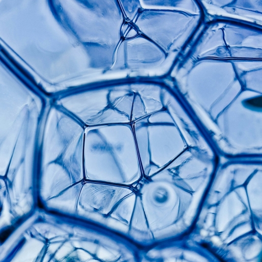 closeup photography of water bubbles